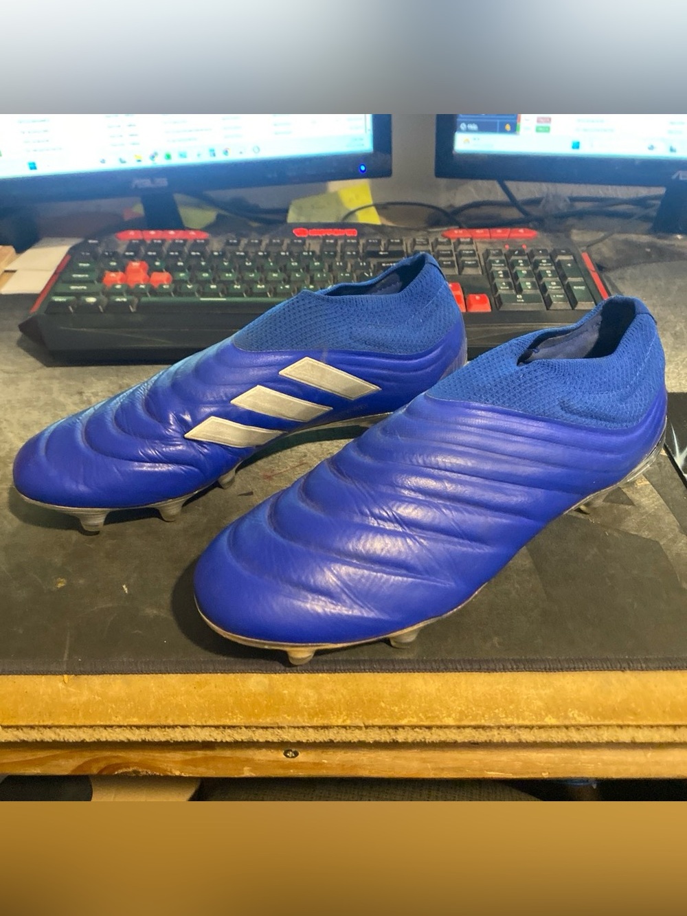 Adidas Copa 20+ FG “InFlight Pack” Blue White Soccer Cleats US Size 9 EH0877 - Picture 2 of 8